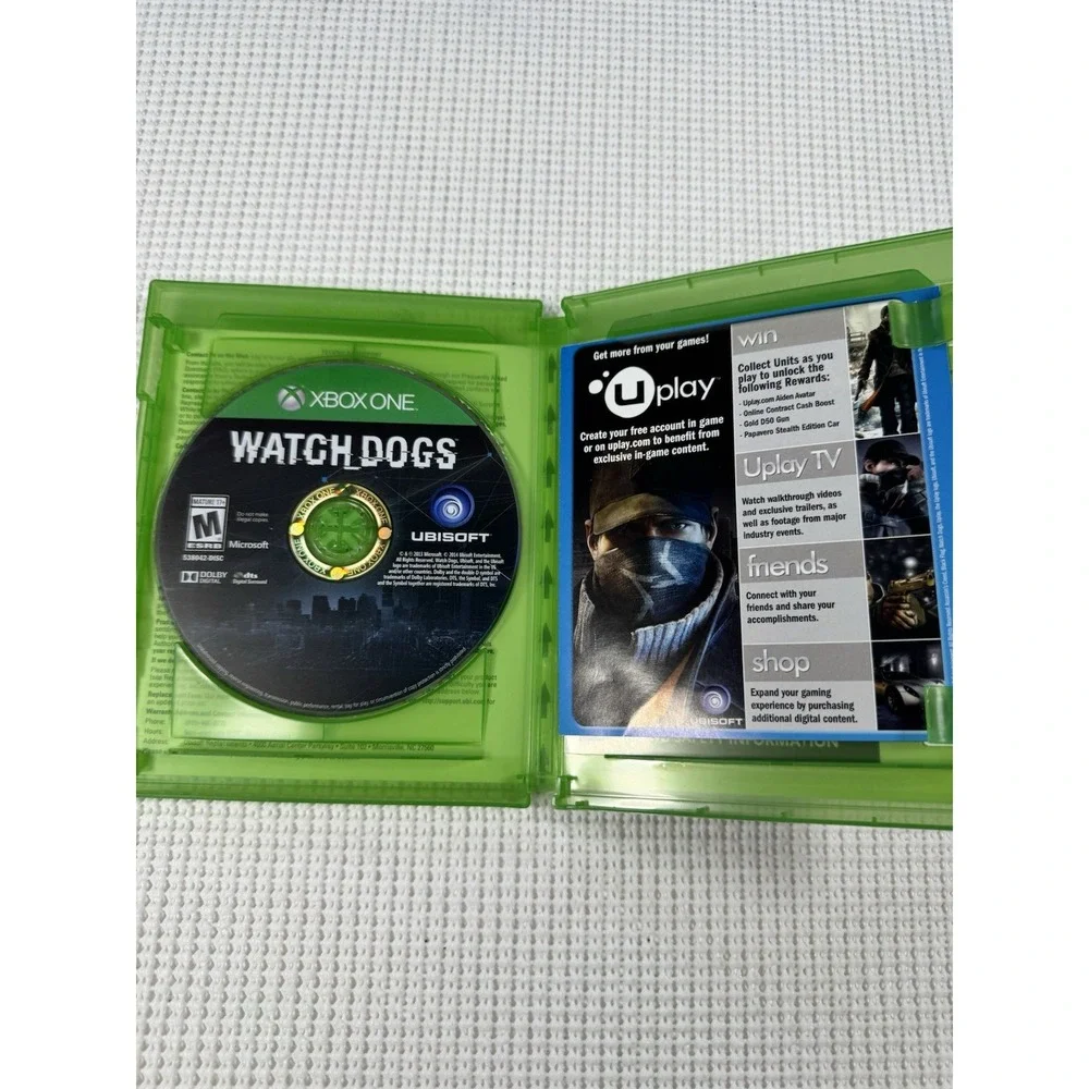 Watch Dogs Walmart Edition Xbox One CIB Ubisoft Action Hacking Game 2014